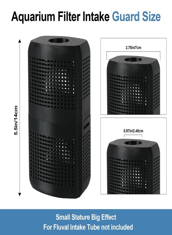 HEBRAR Aquarium Filter Intake Guard Fits for Fluval Aquarium Filter FX2/FX4/FX6, Aquarium Intake Guard Fish Safe Filter Cover Aquarium Filter Accessories - Image 3